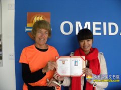 Congratulations to Carol on Completing Her Comprehensive Chinese Course!