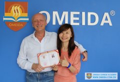 Congratulations to Michel on Completing His Comprehensive Chinese Course!