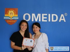 Congratulations to Christina on Completing Her Comprehensive Chinese Course!