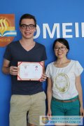 Congratulations to Willem on Completing His Comprehensive Chinese Course!