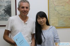 Congratulations to Andrew on Completing His Comprehensive Chinese Course!