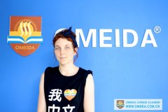 Welcome to Claire from France to study at Omeida!