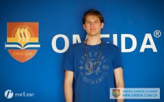Welcome to Christian from Germany to study at Omeida!