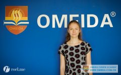 Welcome to Vera from Russian to study at Omeida!