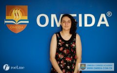 Welcome to Olivia from USA to study at Omeida!