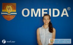 Welcome to Ekaterina from Russia to study at Omeida!