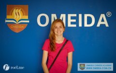 Welcome Nina from Spain to study in Omeida