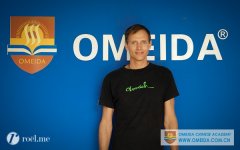 Welcome Gian from Switzerland to study in Omeida