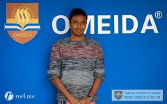 Welcome Vimu from New Zealand to study at Omeida!